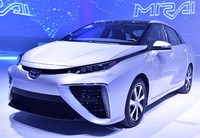 Mobil hidrogen Mirai diluncurkan di Amerika Serikat. Ist/Toyota.