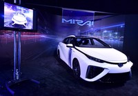 Mobil itu diluncurkan di hadapan sekitar 300 pembeli pertama Mirai di Amerika Serikat. Ist/Toyota.