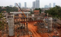 Jalan tol total sepanjang 22 km yang menghubungkan Tol Lingkar Luar Selatan (JORR) di Jalan Antasari Jakarta Selatan dengan kawasan Depok, Jawa Barat. Lamhot Aritonang/detikFoto.