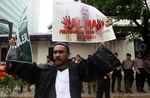 Forum Advokat Islam Demo di Kedubes Arab Saudi
