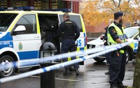 Polisi melakukan penyelidikan terkait insiden ini. REUTERS/Bjorn Larsson Rosvall/TT News Agency.