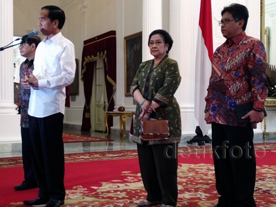 Jokowi Bertemu Megawati di Istana Merdeka