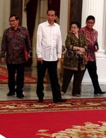 Jokowi Bertemu Megawati di Istana Merdeka