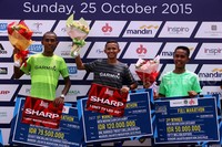 Para pelari elit seperti Agus Prayogo, Atjong Tio Purwanto, Ishari Nikolas Albinus Sila, Sukarno, Triyaningsih, Feri Marince Subnafeu, Nyai Agita, Yulianingsih, dan Novita Andrayani, menempati posisi paling depan.