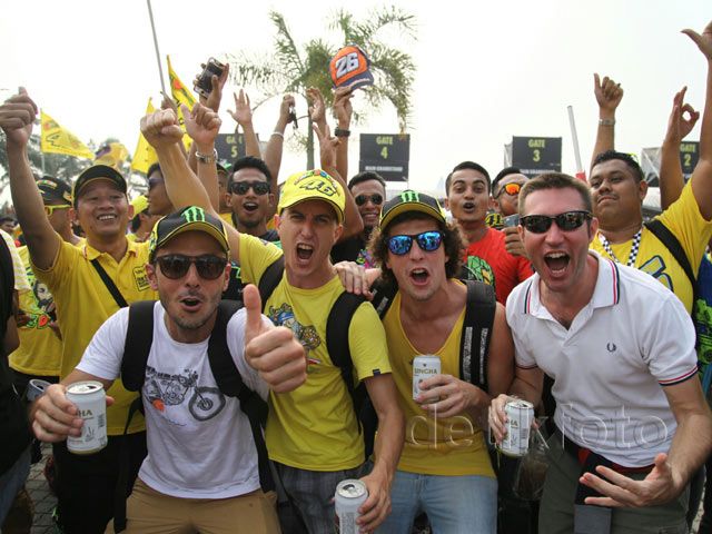 Ekspresi Mereka Yang Meramaikan MotoGP