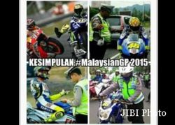 Insiden Sepang Clash Rossi vs Marquez Jadi Meme Lucu