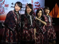 Sebagai duta Enjoy Jakarta, JKT48 mengatakan sangat senang dan bangga dapat tampil JMF 2015.
