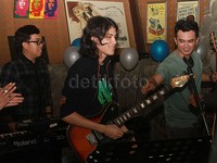 Shawn saat merayakan ulang tahunnya di Yesterday Lounge, Jl. Pangeran Antasari, Cipete, Jakarta Selatan pada akhir pekan lalu. Pool/Gus Mun/detikFoto.