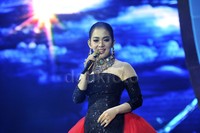 Seperti biasa, Syahrini tampil dengan gaya berbusananya yang khas. Pool/Noel/detikHOT.