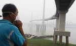 Asap Selimuti Sungai Batanghari Jambi