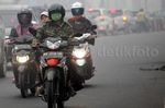 Pekatnya Kabut Asap di Jambi