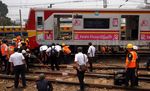 KRL Anjlok di Manggarai Dievakuasi