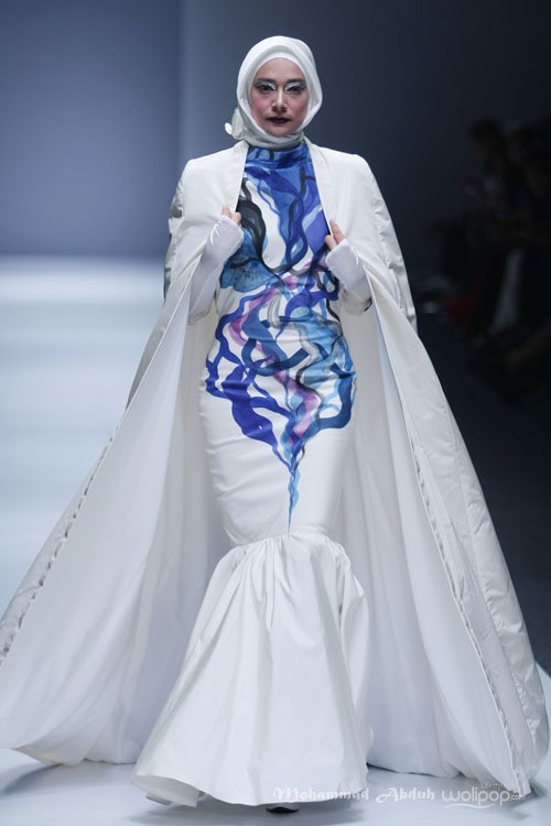 Norma Hauri Indonesia Fashion Forward. Jakarta Fashion Week 2016 at Senayan City. Jakarta. [Foto: Mohammad Abduh/Wolipop]