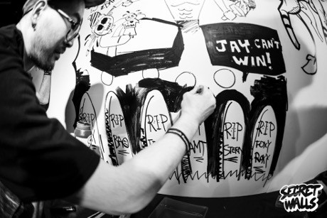 Secret Walls, Seniman Jalanan London yang Suka Bertempur