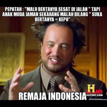 Bahasa gaul anak sekarang kepo