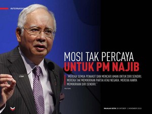 Mosi Tak Percaya untuk PM Najib