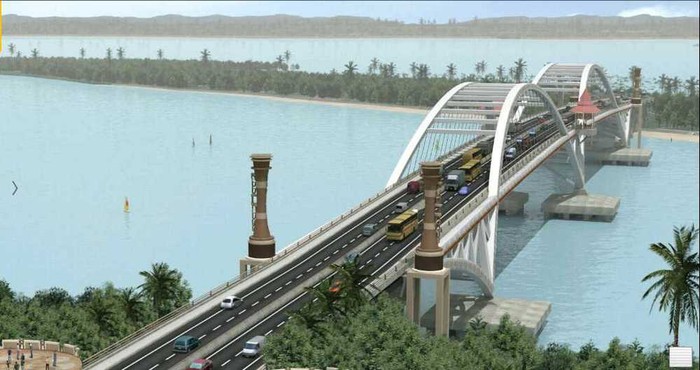 Holtekamp, Jembatan Terpanjang di Perbatasan Papua