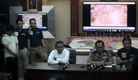 Kapolda Metro Jaya Tito Karnavian memimpin rilis pelaku pemboman Mal Alam Sutera.