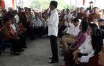 Jokowi Sapa Korban Kabut Asap
