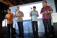 Wakil Presiden Direktur PT Astra Aviva Life Auddie A. Wiranata, Presiden Direktur PT Astra Aviva Life Philip C. Willcock, Presiden dan CEO FIF Group Suhartono, dan Presiden Direktur PT Astra Multi Finance Darwan Tirtayasa memberikan sambutan. Ist/Astra Life.