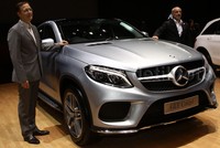 Mercy GLE 400 AMG Coupe diluncurkan di Jakarta Auto Show (JAS), Jakarta Conventional Center (JCC), Senayan, Jakarta.