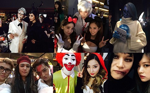 Mengintip Epiknya Pesta Halloween Artis-artis SMTOWN