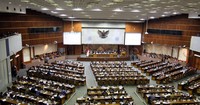 Paripurna yang membahas RAPBN 2016 ini hanya dihadiri 284 dari 560 anggota dewan. Pool/Lamhot Aritonang/detikFoto.