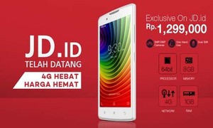 Tiba di Indonesia, JD Geber Ponsel 4G Murah