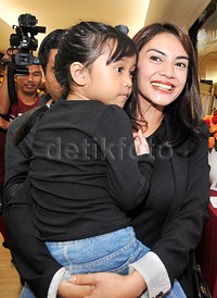 Masayu dan Samara saat ditemui di Plaza Indonesia, Jakarta Pusat baru-baru ini. Pool/Noel/detikFoto.