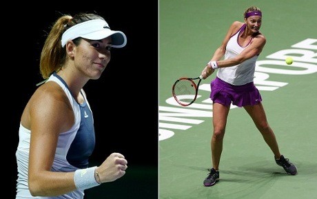 Muguruza, Kvitova Melaju ke Semifinal