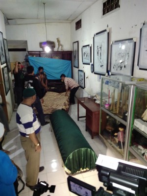 Suasana di Rumah Persemayaman Pak Raden