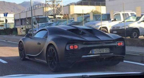 Bugatti Chiron Kembali Tertangkap Kamera