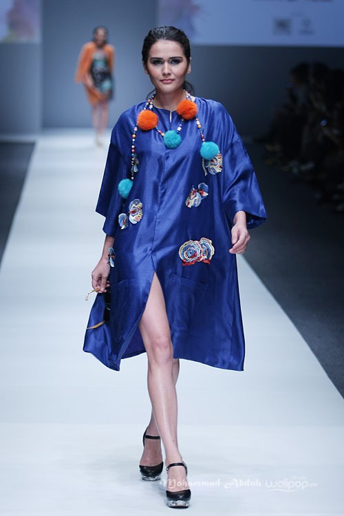 Tities Sapoetra Grazia Jakarta Fashion Week 2016 at Senayan City. Jakarta. [Foto: Mohammad Abduh/Wolipop]