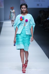 Tities Sapoetra Grazia Jakarta Fashion Week 2016 at Senayan City. Jakarta. [Foto: Mohammad Abduh/Wolipop]