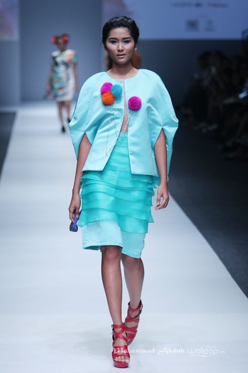 Tities Sapoetra Grazia Jakarta Fashion Week 2016 at Senayan City. Jakarta. [Foto: Mohammad Abduh/Wolipop]