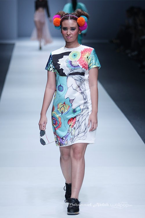 Tities Sapoetra Grazia Jakarta Fashion Week 2016 at Senayan City. Jakarta. [Foto: Mohammad Abduh/Wolipop]