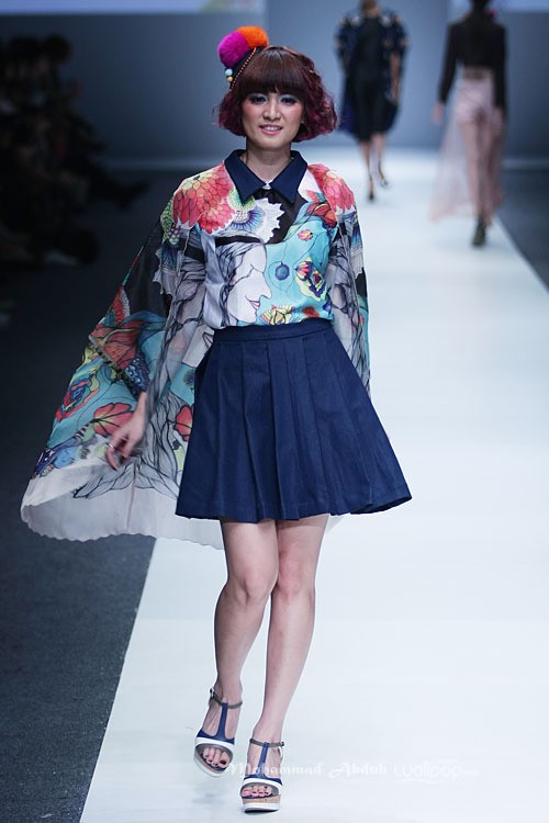 Tities Sapoetra Grazia Jakarta Fashion Week 2016 at Senayan City. Jakarta. [Foto: Mohammad Abduh/Wolipop]