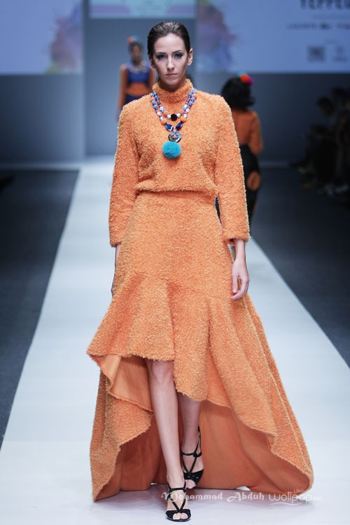 Tities Sapoetra Grazia Jakarta Fashion Week 2016 at Senayan City. Jakarta. [Foto: Mohammad Abduh/Wolipop]