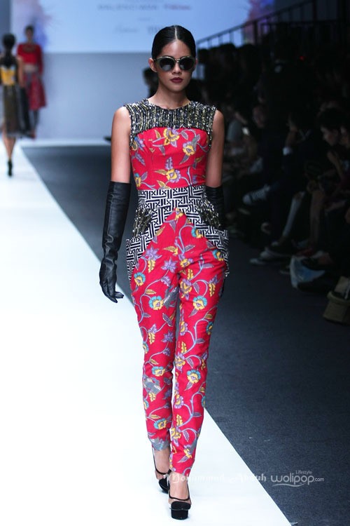 Jajaka by Ivan Gunawan Lembayoeng. Grazia Jakarta Fashion Week 2016 at Senayan City. Jakarta. [Foto: Mohammad Abduh/Wolipop]