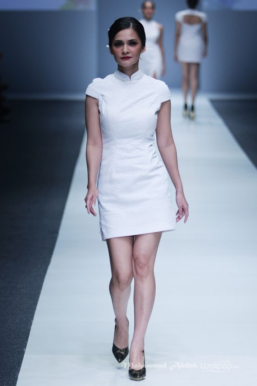 Dena Rahman Shanghai Scandal. Grazia Jakarta Fashion Week 2016 at Senayan City. Jakarta. [Foto: Mohammad Abduh/Wolipop]