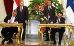 Presiden Jokowi Terima Kunjungan Presiden Finlandia