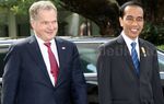 Presiden Jokowi Terima Kunjungan Presiden Finlandia
