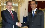 Presiden Jokowi Terima Kunjungan Presiden Finlandia