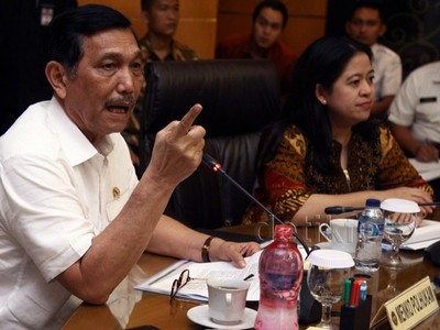 Luhut dan Puan Bahas Penanganan Kabut Asap
