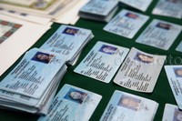Selain materai palsu, polisi juga menyita KTP dan ijazah palsu dari tersangka.