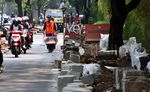 Perbaikan Trotoar di Jalan Pattimura