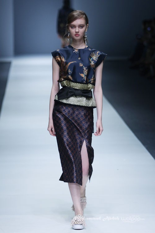 Toton Januar Indonesia Fashion Forward. Jakarta Fashion Week 2016 at Senayan City. Jakarta. [Foto: Mohammad Abduh/Wolipop]