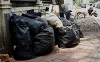 Tumpukan sampah ini sudah menimbulkan bau busuk dan menganggu warga disana. Alfathir Yulianda/detikcom.