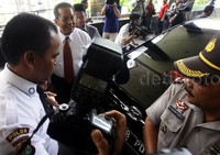 Anang tiba di gedung KPK.