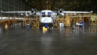 Pengerjaan pesawat ini tinggal tahap akhir sebelum diserahkan.